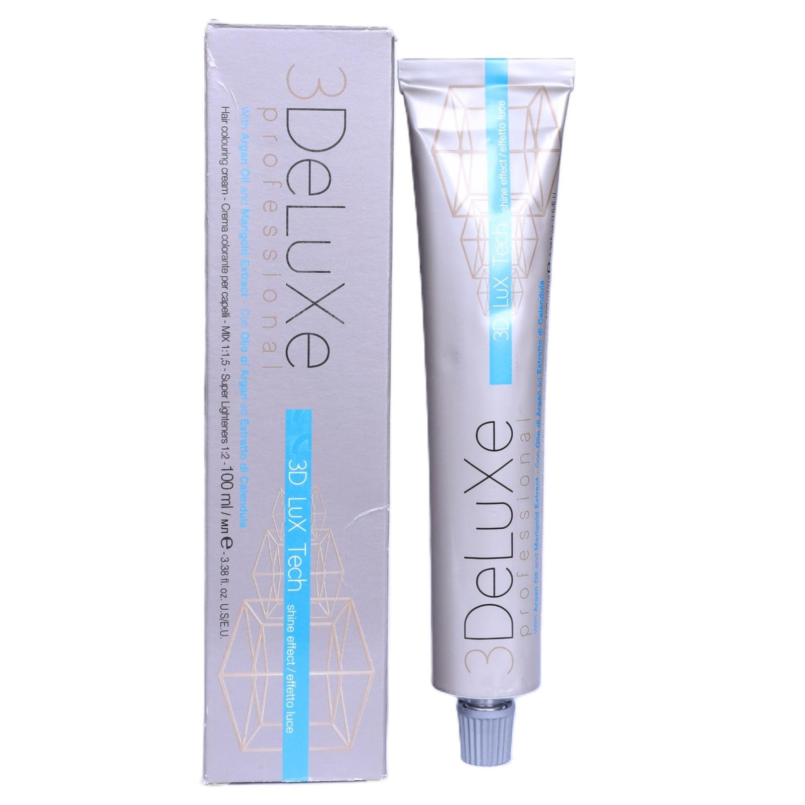 3DELUXE Hair Coloring Cream 8.0 - Light Blonde 100ml