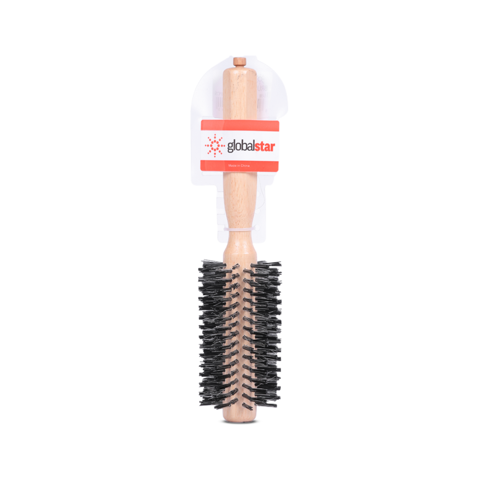 GlobalStar Boar Bristle Wood Roll Brush WB918-14