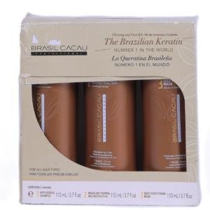 Cadiveu Professional Brasil Cacau Brazilian Thermal Reconstruction Keratin 3x110ml Kit