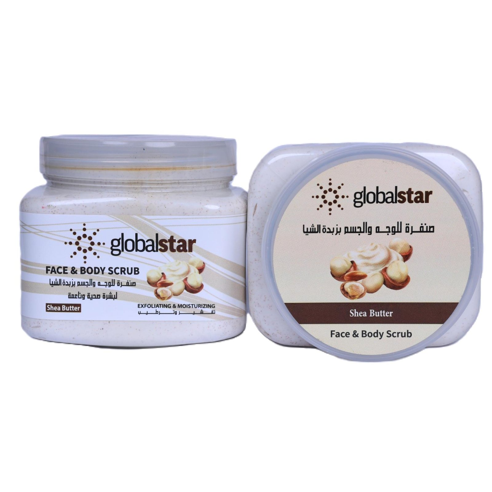 Globalstar Face & Body Scrub Shea Butter 500ml