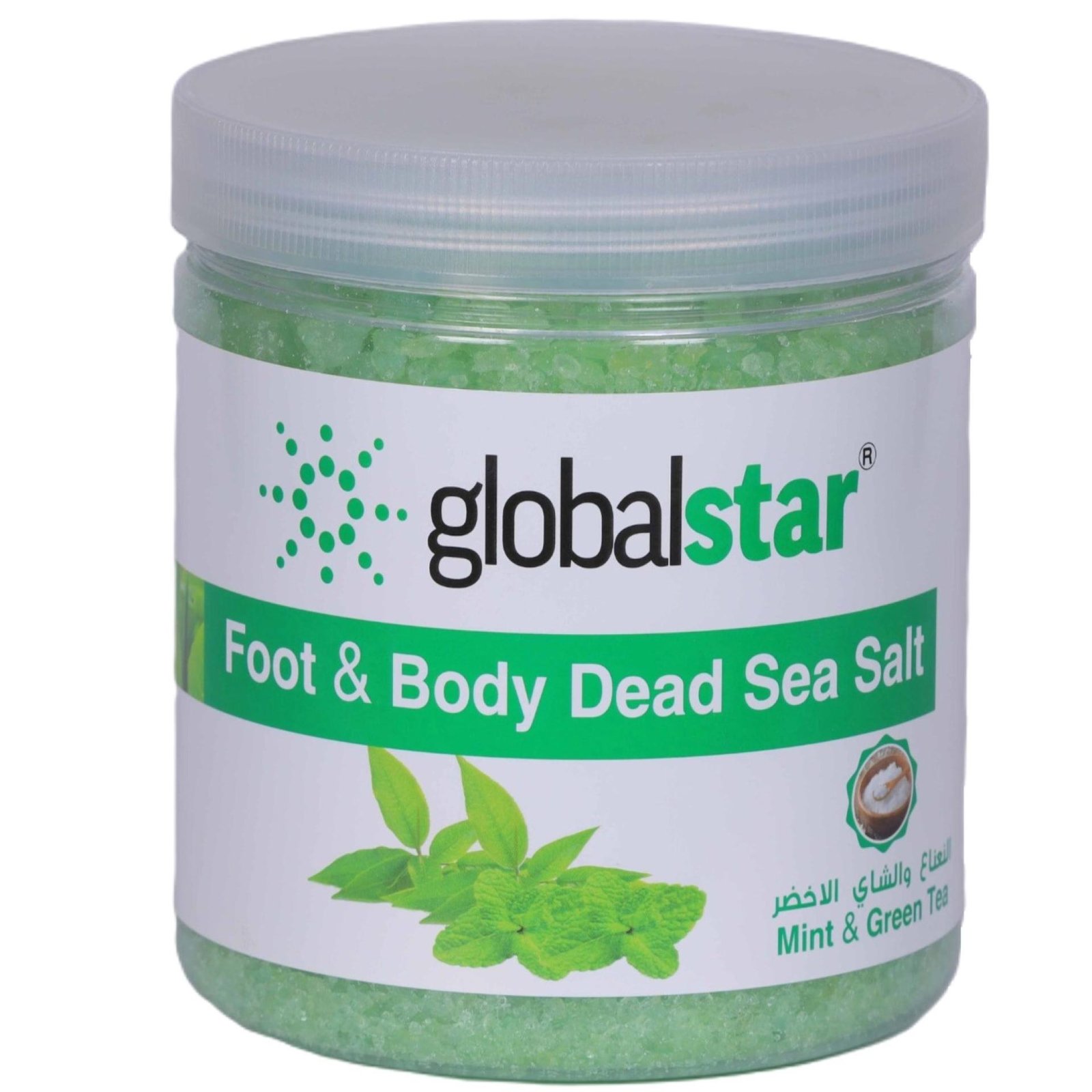 Globalstar Foot & Body Dead Sea Salt Mint & Green Tea 1kg