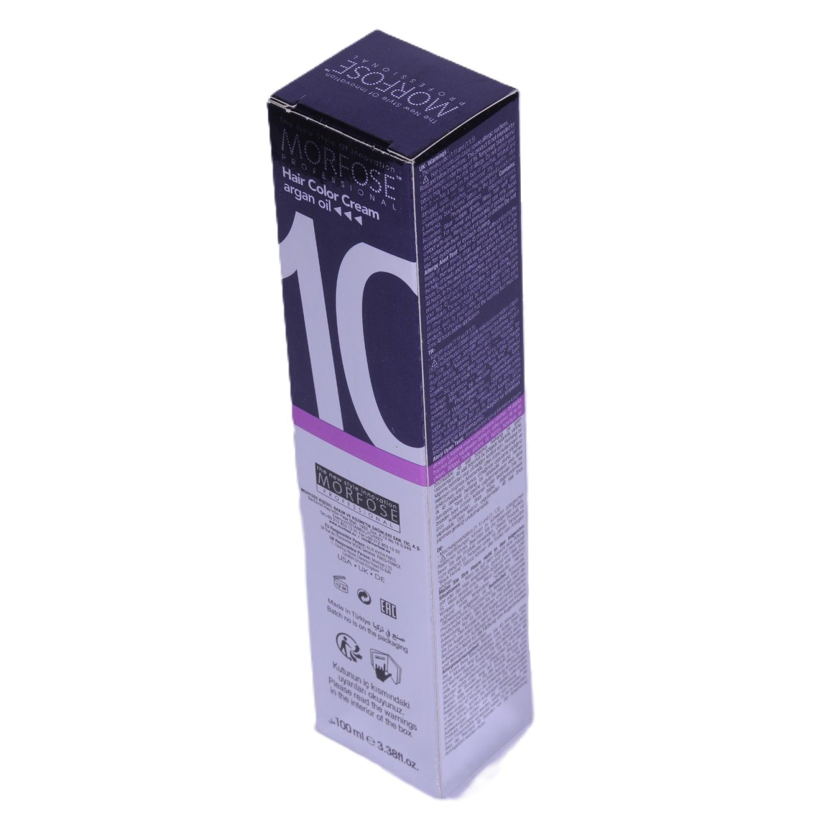 MORFOSE 10 Hair Color Cream with Argan Oil 9.72-Beige Brunette 100ml