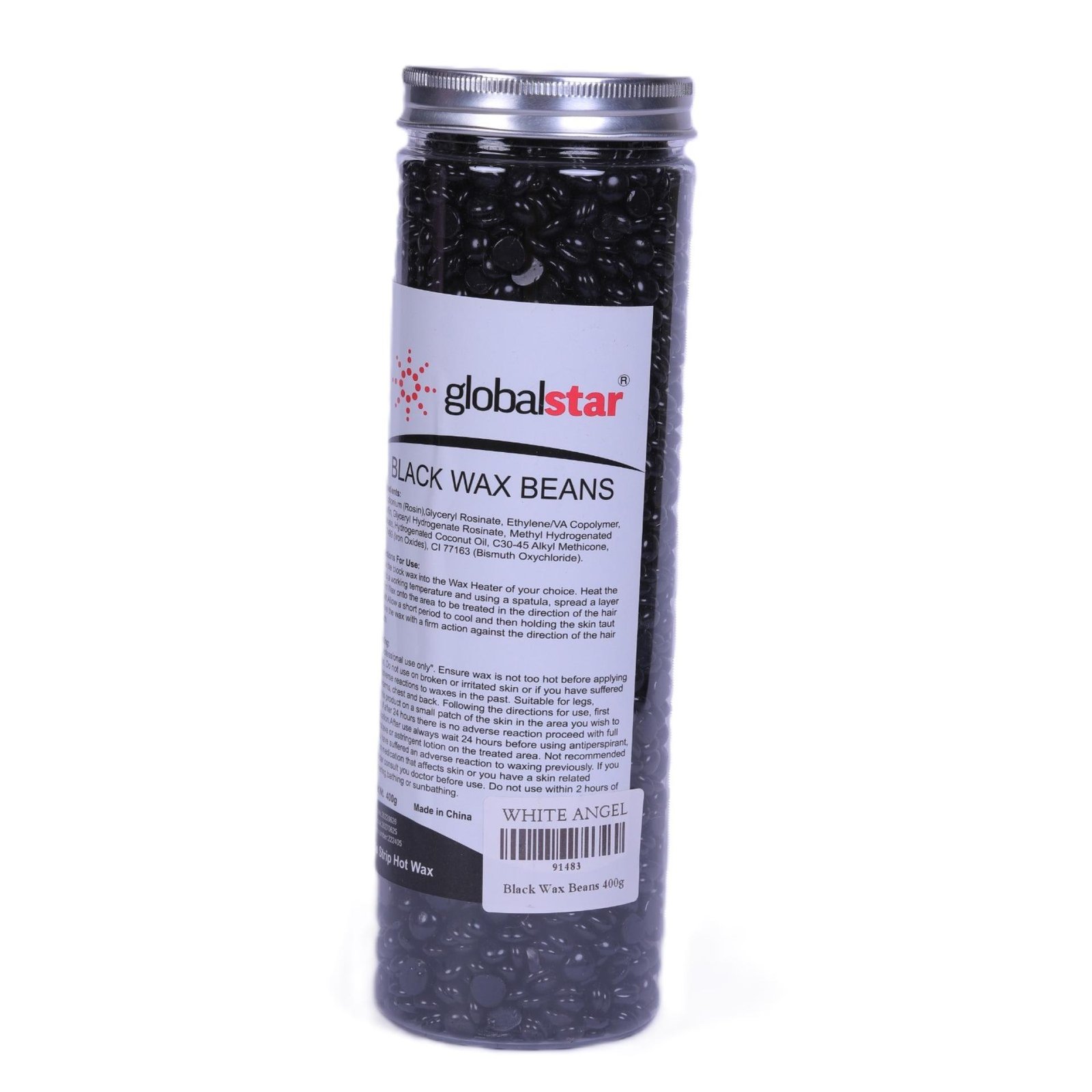 Globalstar Hair Removal Wax Beans Black 400g