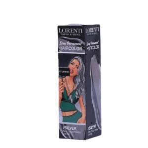 LORENTI Tokyo & Seoul Semi Permanent Hair Color Stunning Silver 250ml