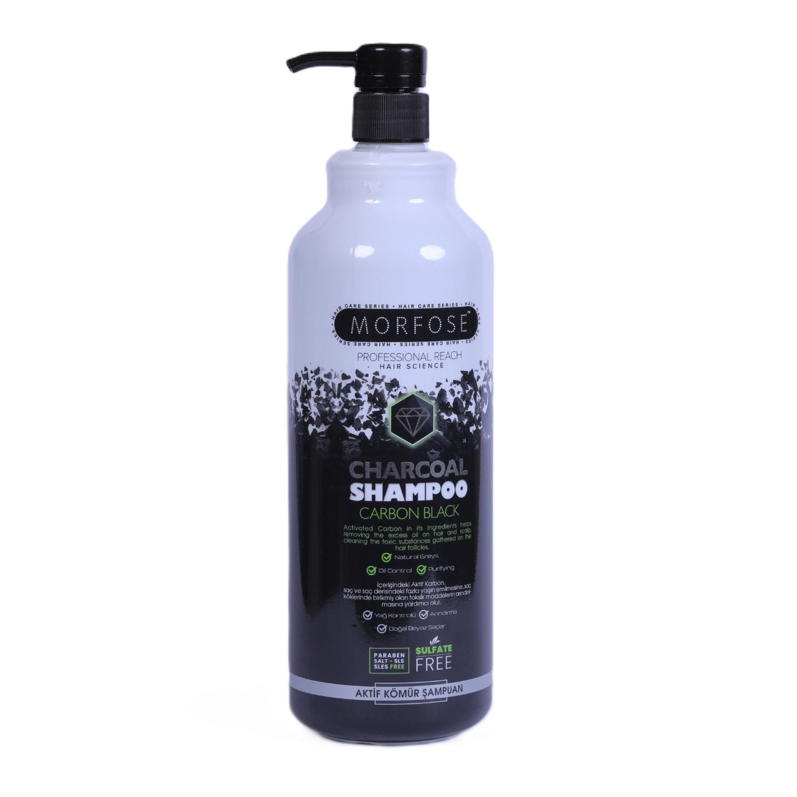 MORFOSE CHARCOAL Shampoo 1000ml