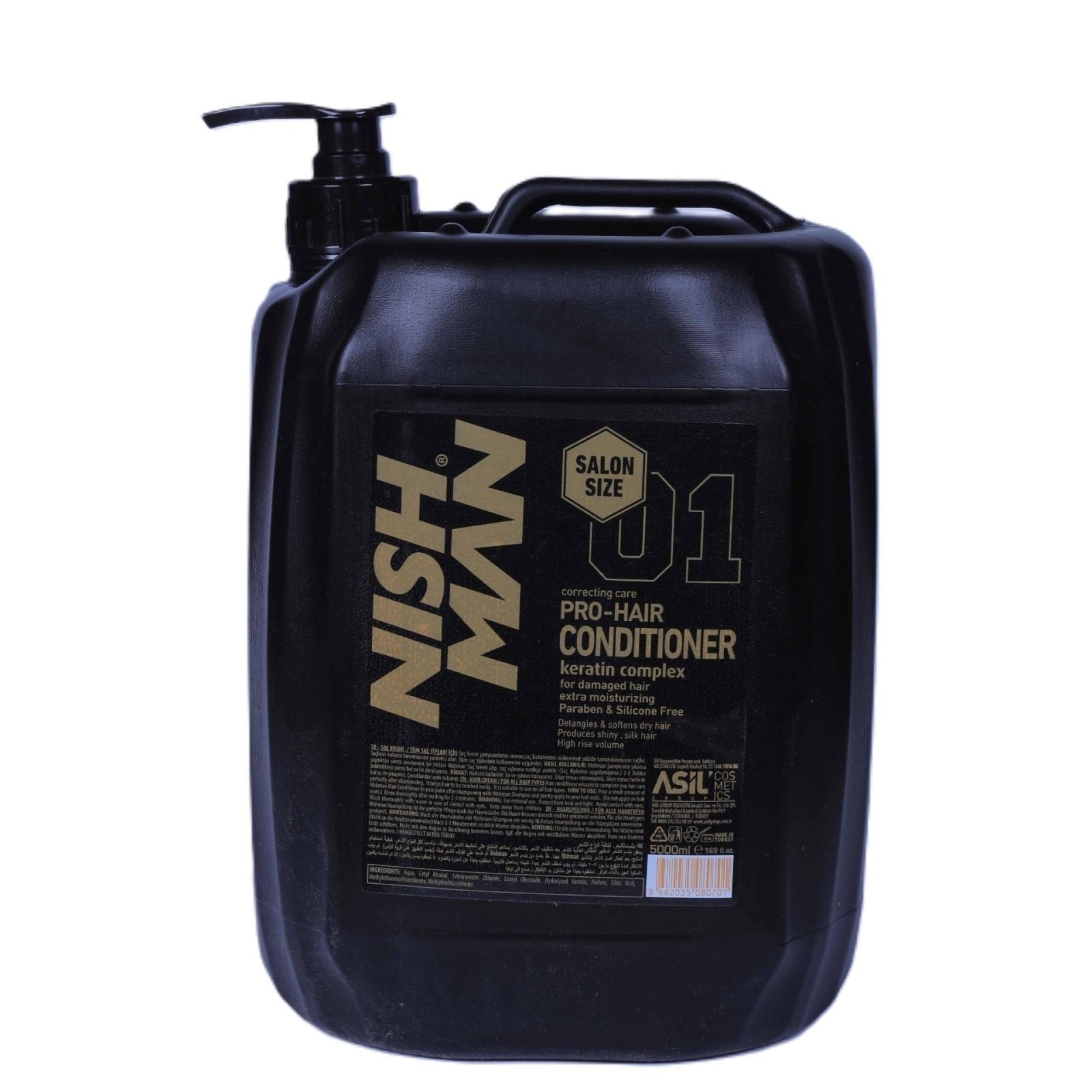 NISH MAN Salon Size Pro-Hair Conditioner 5000ml