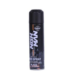 NISH MAN Temporary Hair Color Spray Black 150ml