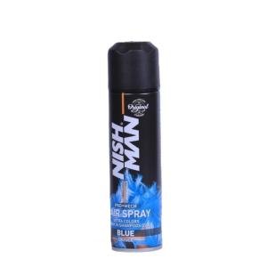NISH MAN Temporary Hair Color Spray Blue 150ml