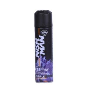 NISH MAN Temporary Hair Color Spray Purple 150ml