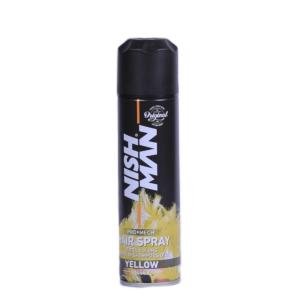NISH MAN Temporary Hair Color Spray Yellow 150ml