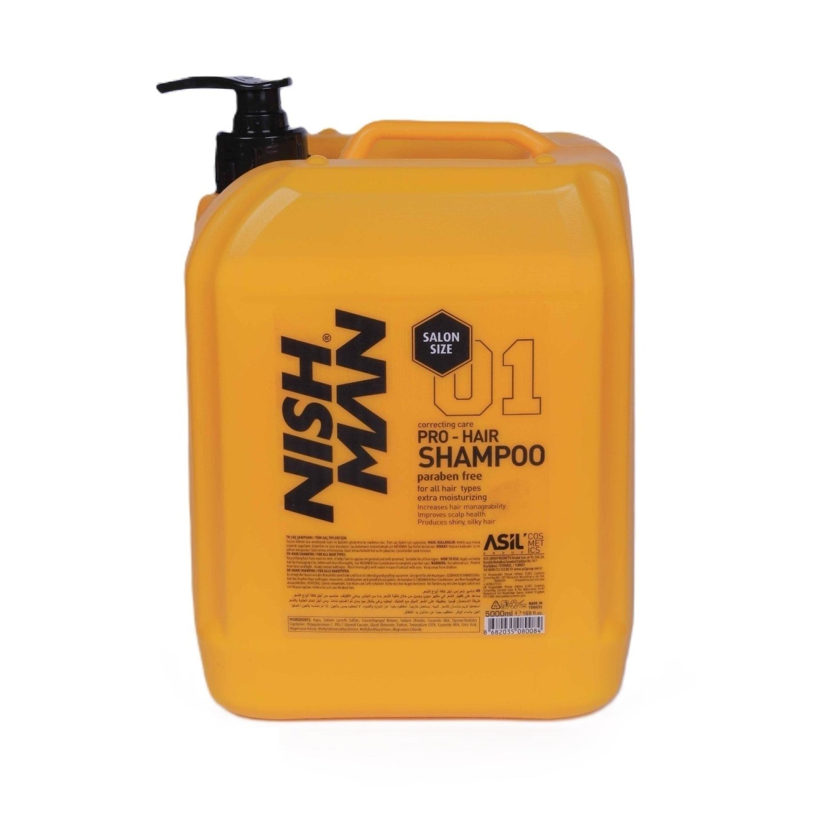 NISH MAN Salon Size Pro-Hair Shampoo 5000ml