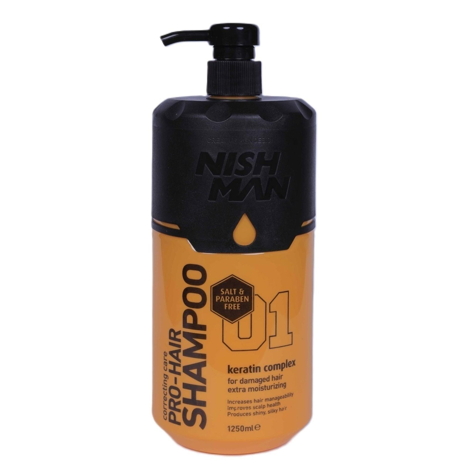 NISH MAN Pro-Hair Shampoo Keratin Complex 1250ml