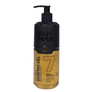 NISH MAN Shaving Gel GOLD ONE EASY TATTOO 400ml