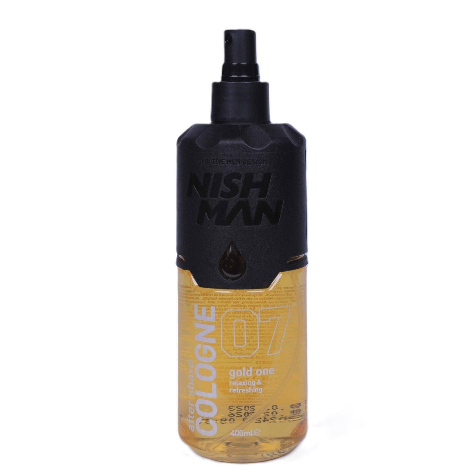 NISH MAN After Shave Cologne GOLD ONE 400ml