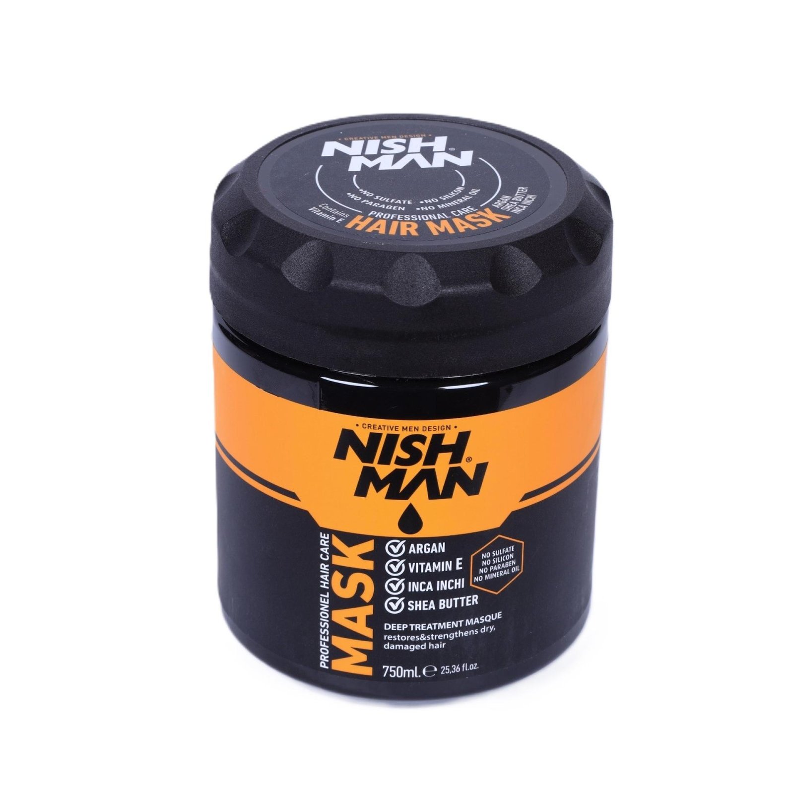 NISH MAN Professional Care Hair Mask Argan 750ml