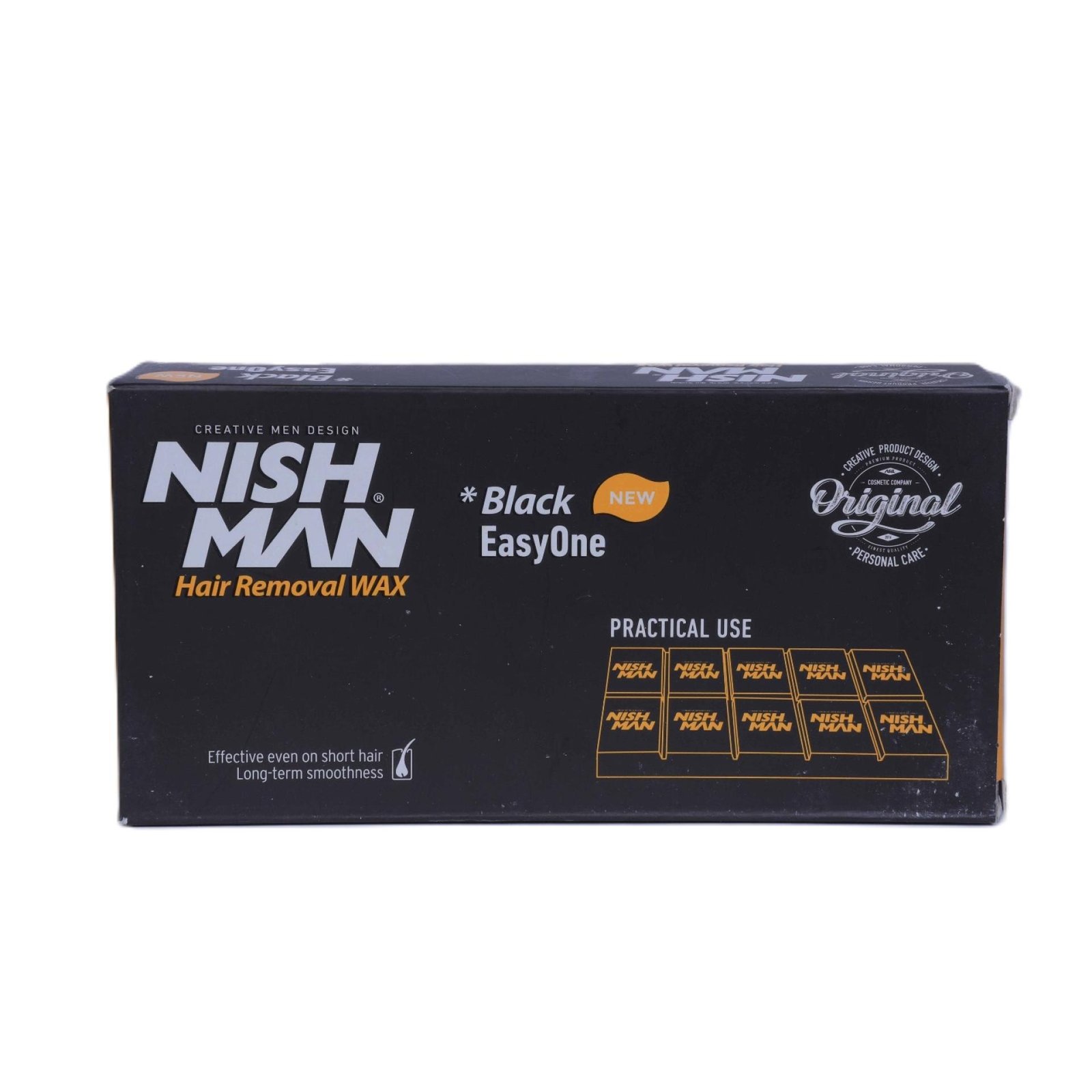 NISH MAN Hair Removal Wax BLACK 500g