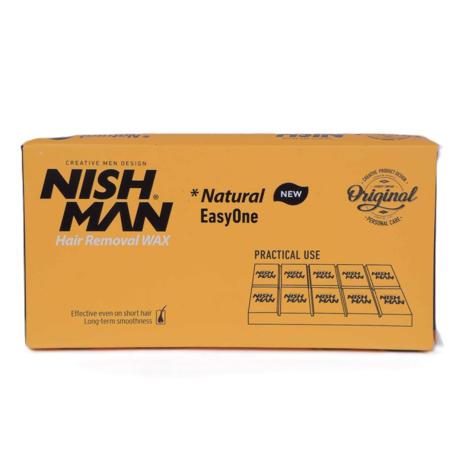 NISH MAN Hair Removal Wax NATURAL 500g