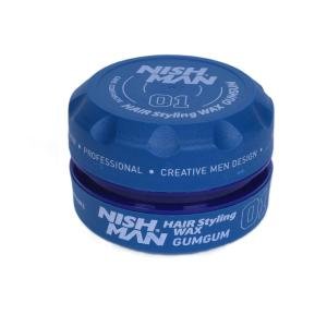 NISH MAN Hair Styling Wax GUMGUM 150ml - 01