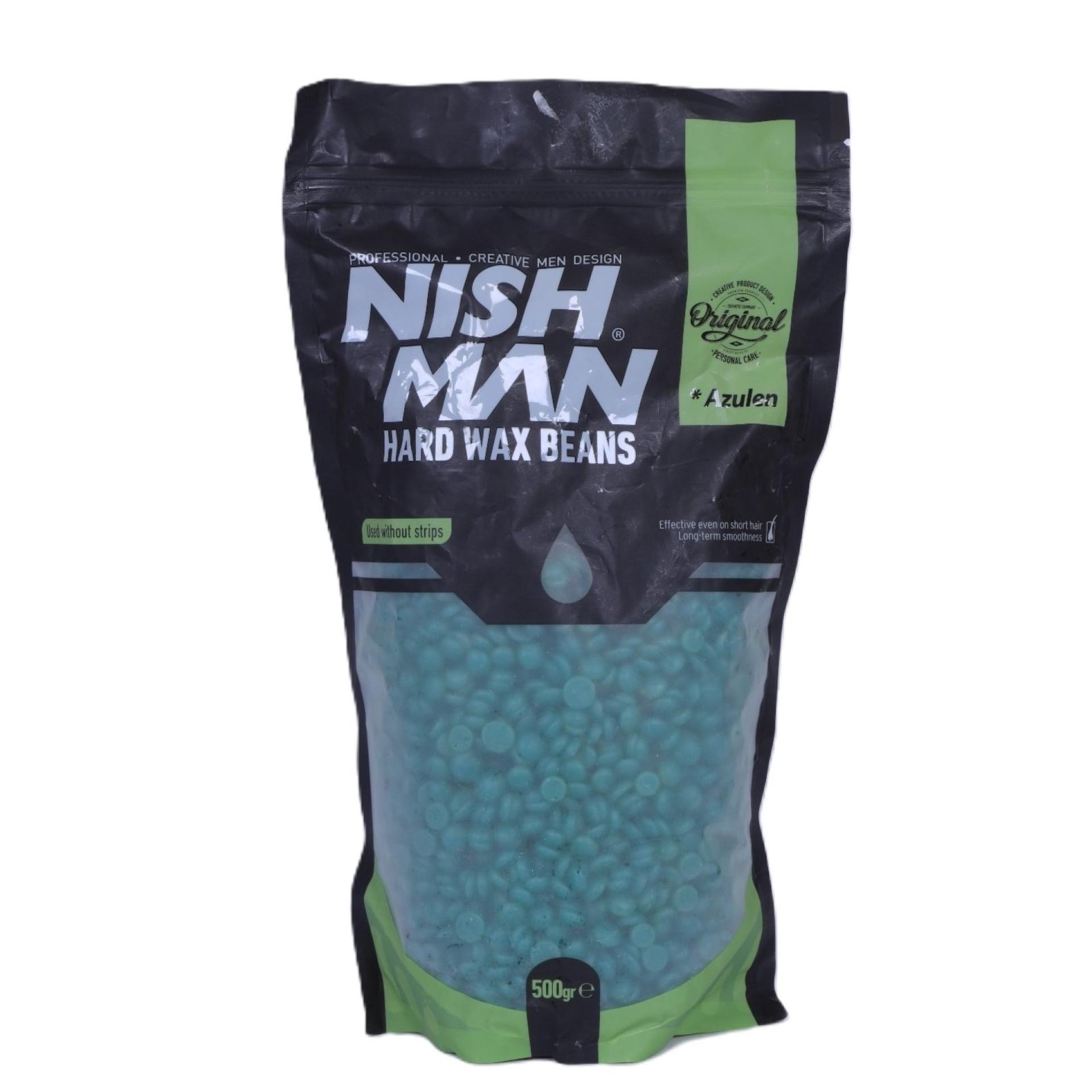 NISH MAN Hard Wax Beans AZULEN 500g