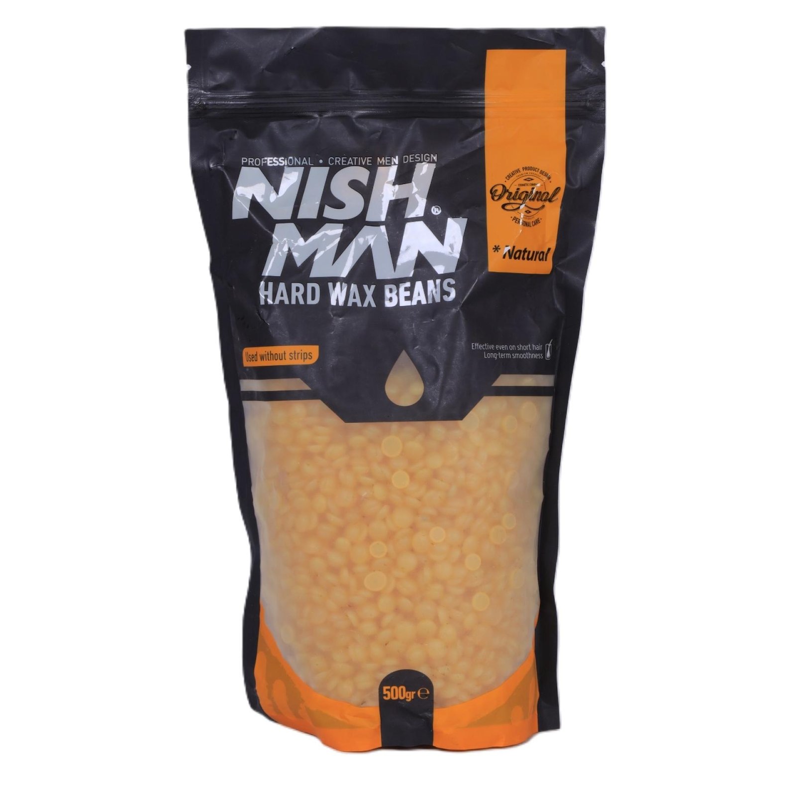 NISH MAN Hard Wax Beans NATURAL 500g