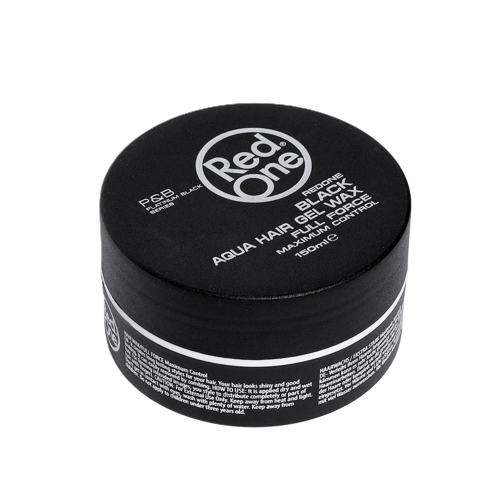 Red One Black Aqua Hair Gel Wax Full Force 150ml