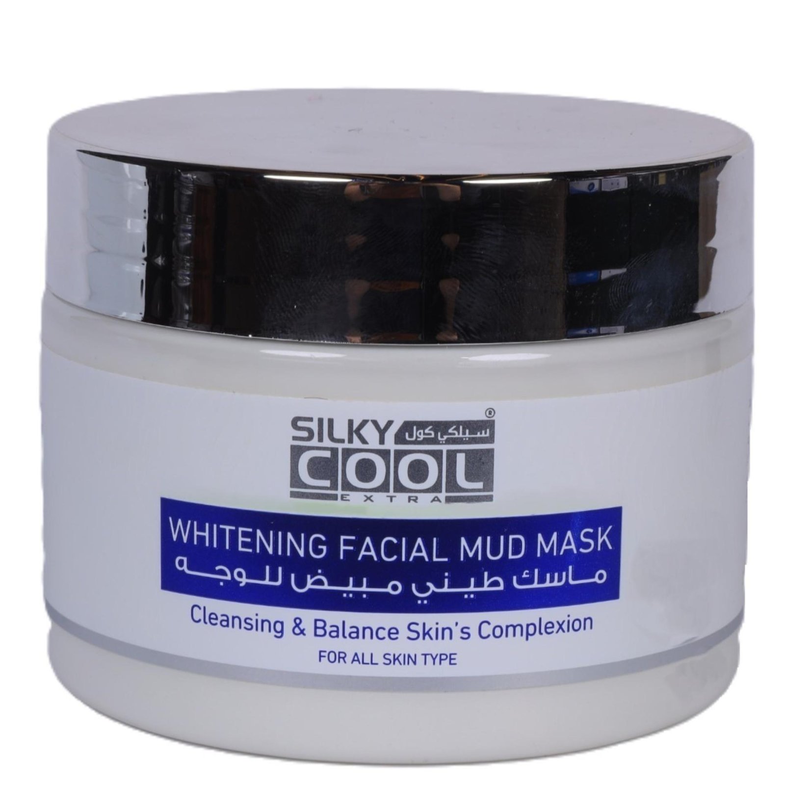 SILKY COOL Whitening Facial Mud Mask 350ml