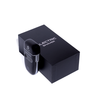 SCAR Washable Cord/Cordless Metal Housing Electric Shaver AL-1988 Black