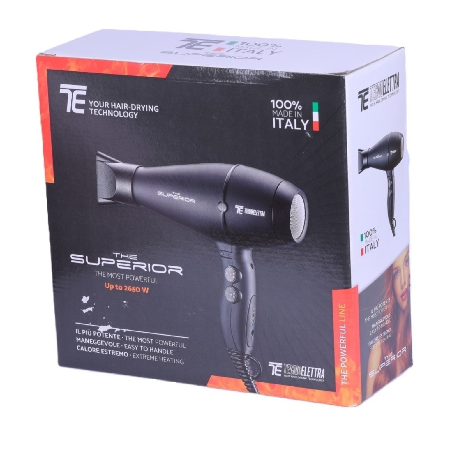 TECNO ELETTRA The Superior Hair Dryer up to 2650W