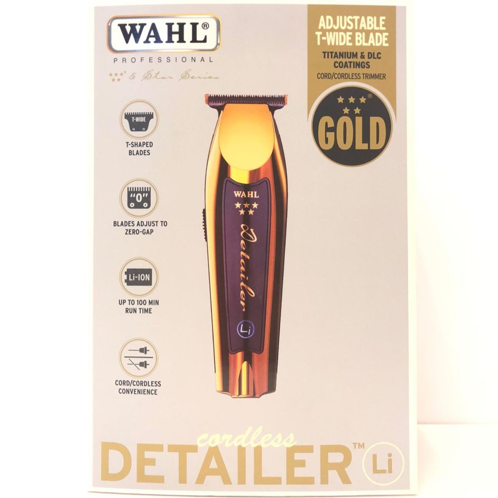 WAHL 5 Star Gold Cordless Detailer